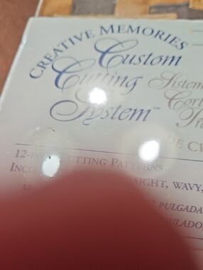 Creative Memories White Box with Blue Script Logo